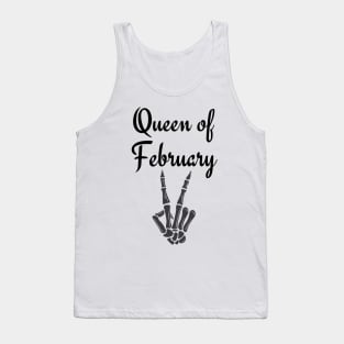 Queen of February Tank Top